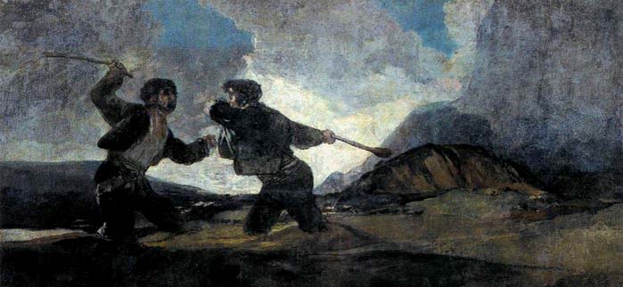 Duel with Cudgels